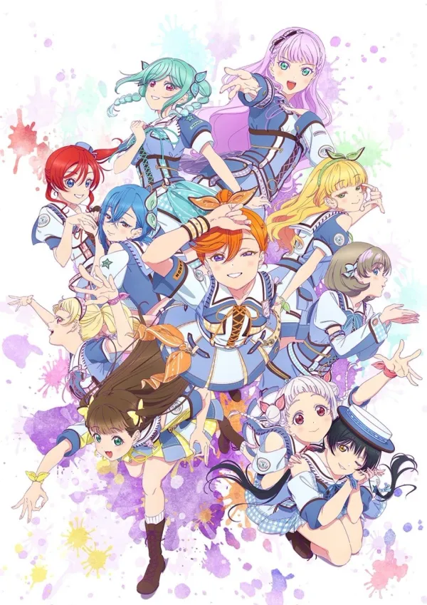 Promotional poster for Liella's 7th live, Fly! Music World