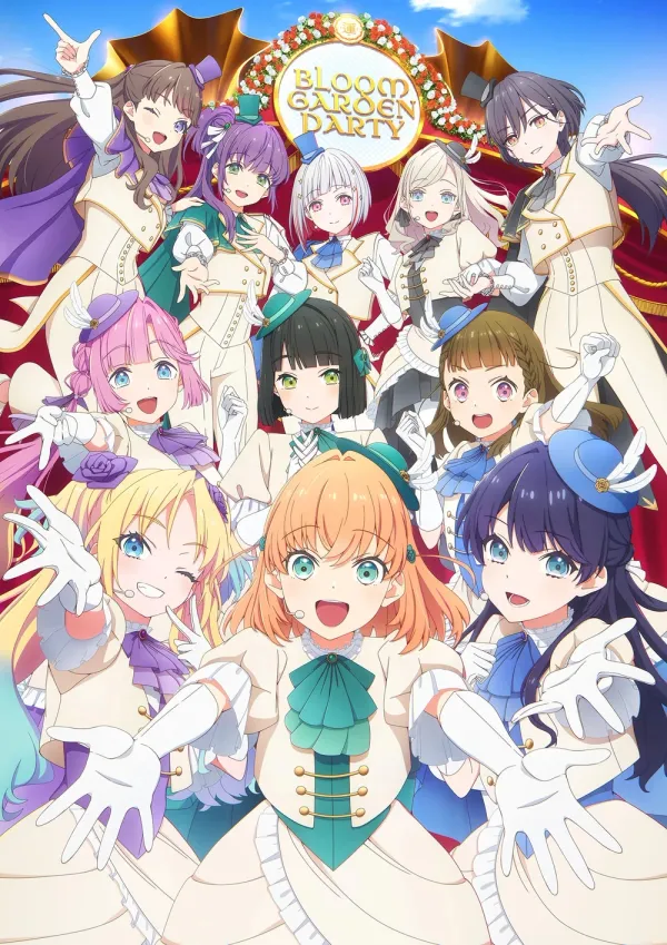 Promotional poster for Hasunosora's Bloom Garden Party movie